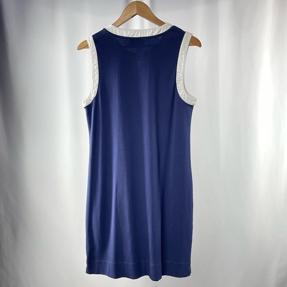 Lauren Ralph Lauren Sleeveless Lace Up Dress in Navy Size‎ Large - Picture 3 of 3